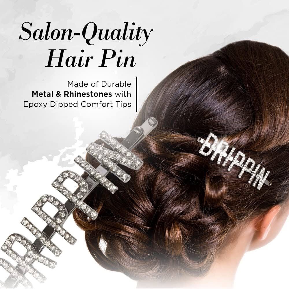 Drippin Rhinestone Bobby Pin - NWT - Sophisticated / elegant / flashy Kitsch